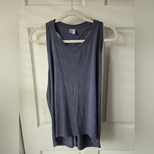 Athleta Charcoal Gray Racerback Tank Top